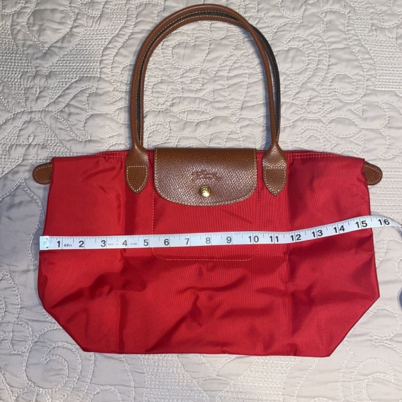 Longchamp Medium Le Pliage - Red - Picture 5 of 10